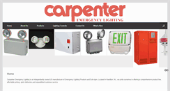 Desktop Screenshot of carpenterlighting.com