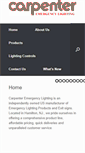 Mobile Screenshot of carpenterlighting.com